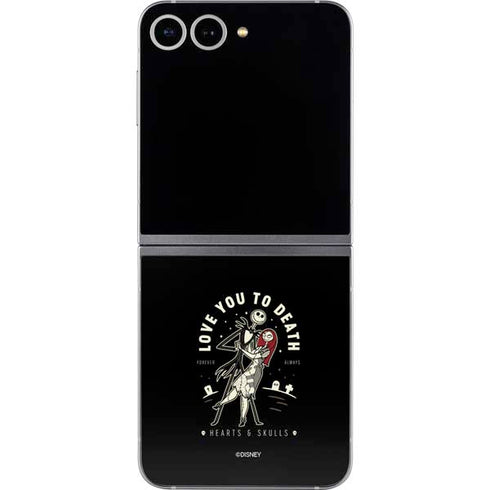 Disney The Nightmare Before Christmas Love You To Death Galaxy Z Flip6 Skin